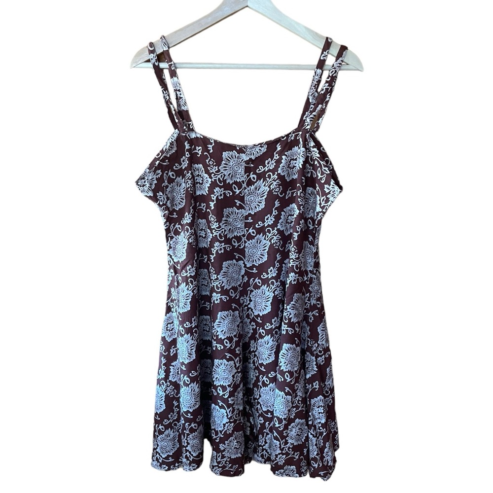 NWT 1990s Variations Floral, Back Zip‎ Shorts Romper